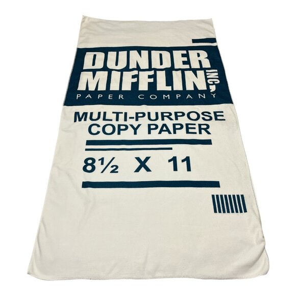 The Office Dunder Mifflin Blanket – CultureFly Microfiber Fleece 48x60 - Picture 1 of 4